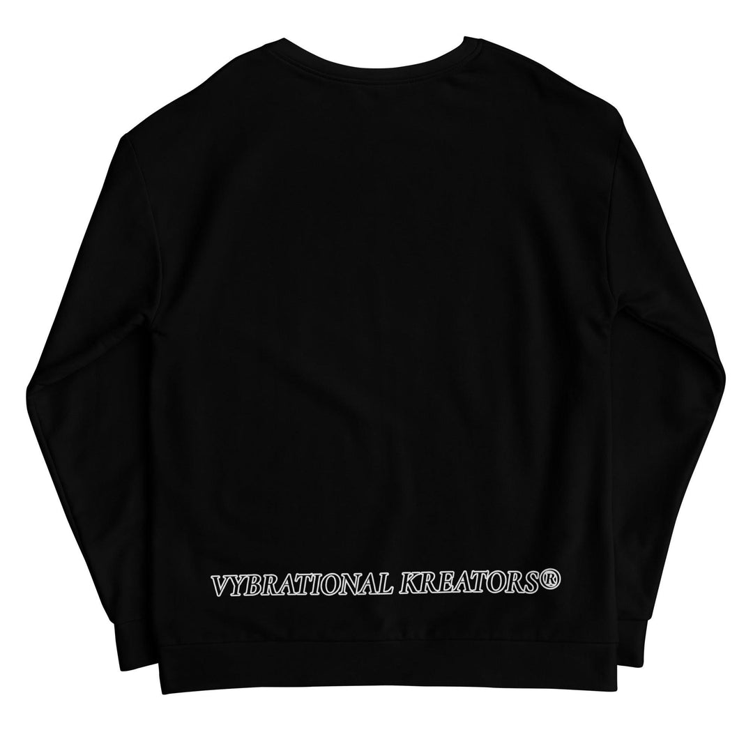 Unisex Black Sweatshirt - VYBRATIONAL KREATORS®