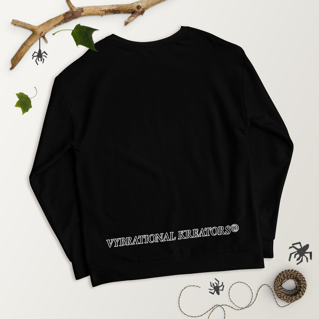 Unisex Black Sweatshirt - VYBRATIONAL KREATORS®