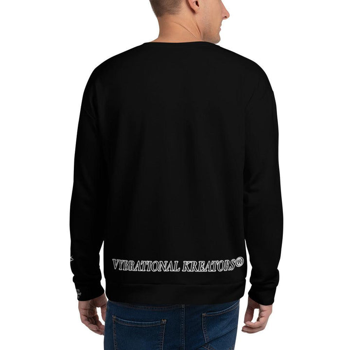 Unisex Black Sweatshirt - VYBRATIONAL KREATORS®