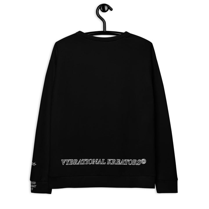 Unisex Black Sweatshirt - VYBRATIONAL KREATORS®