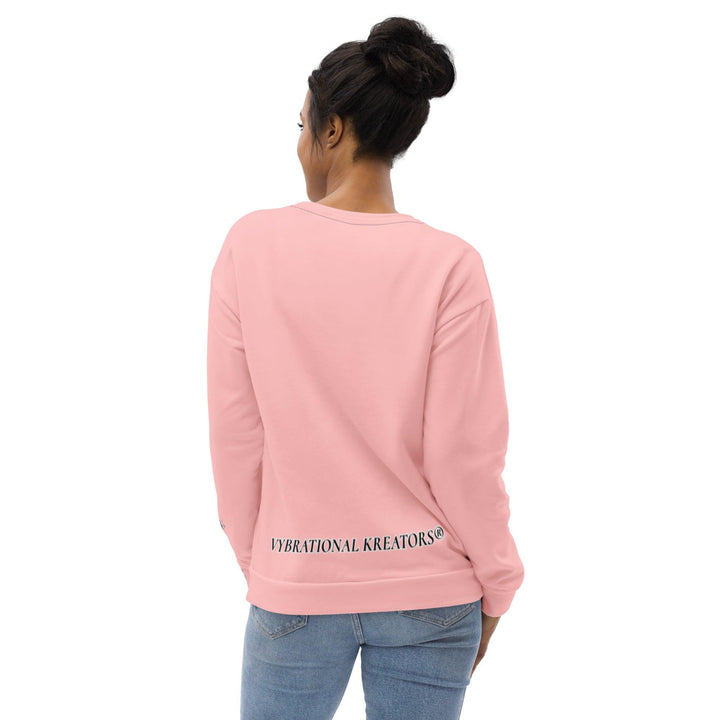 Unisex Pink Sweatshirt - VYBRATIONAL KREATORS®