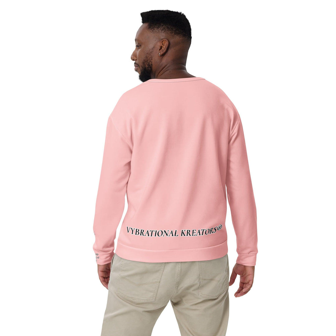 Unisex Pink Sweatshirt - VYBRATIONAL KREATORS®