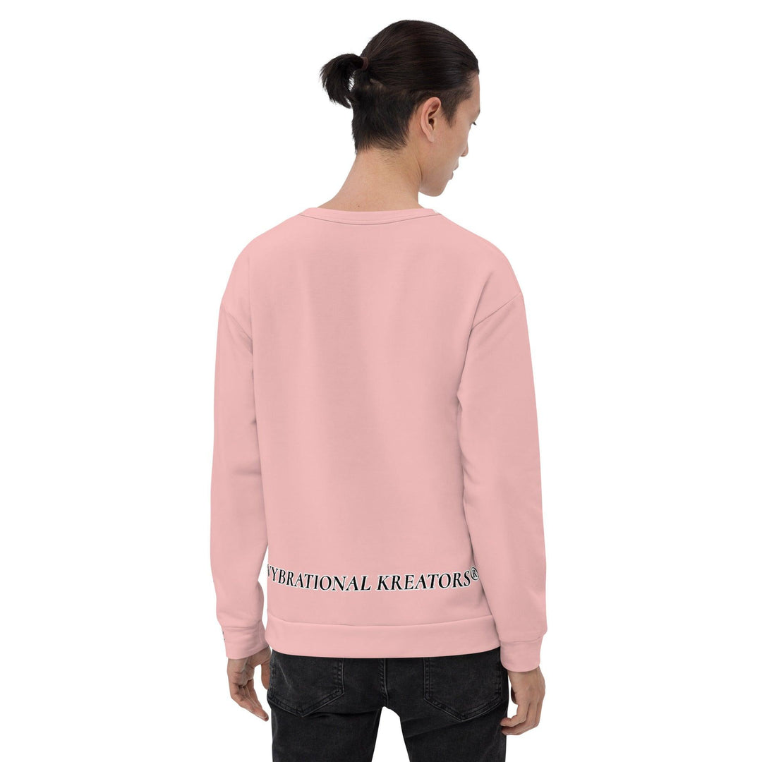 Unisex Pink Sweatshirt - VYBRATIONAL KREATORS®