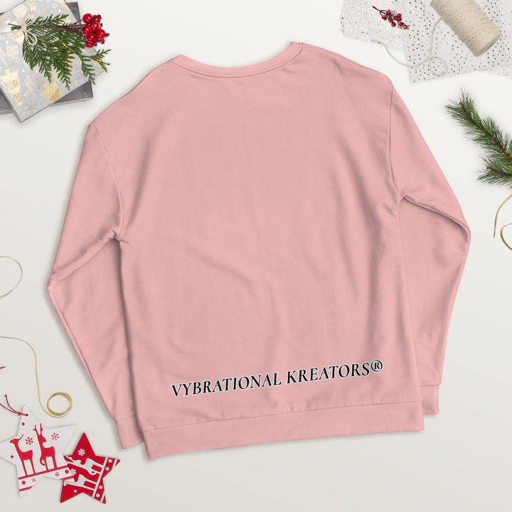 Unisex Pink Sweatshirt - VYBRATIONAL KREATORS®