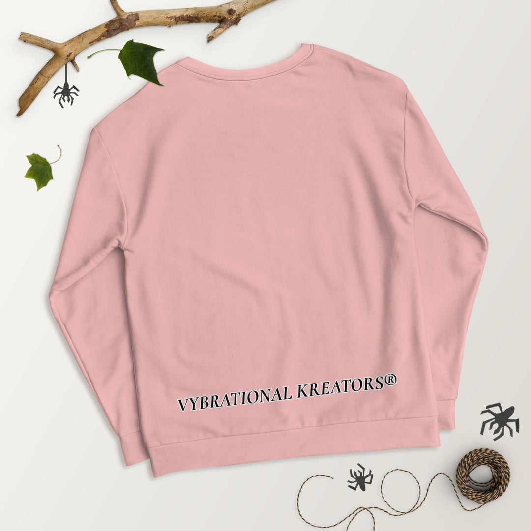 Unisex Pink Sweatshirt - VYBRATIONAL KREATORS®