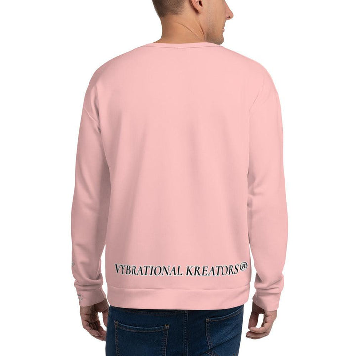 Unisex Pink Sweatshirt - VYBRATIONAL KREATORS®