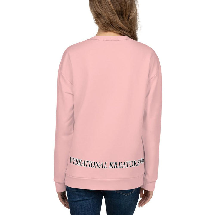 Unisex Pink Sweatshirt - VYBRATIONAL KREATORS®