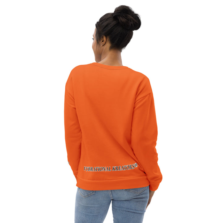 Unisex Orange Sweatshirt