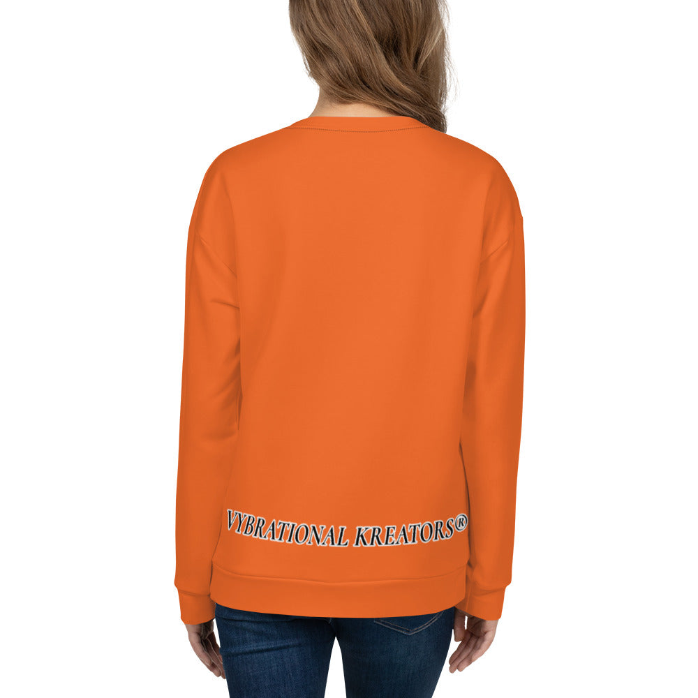 Unisex Orange Sweatshirt