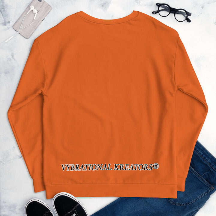 Unisex Orange Sweatshirt