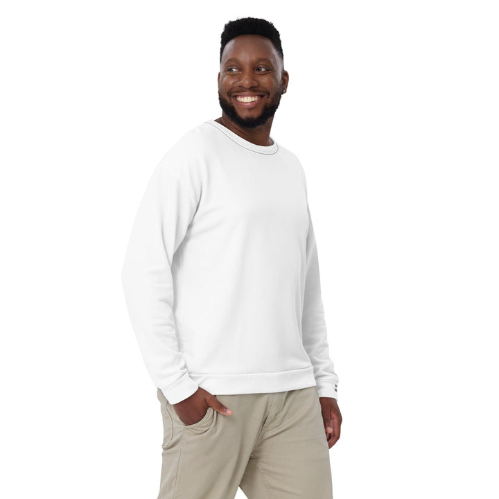 Unisex White Sweatshirt - VYBRATIONAL KREATORS®