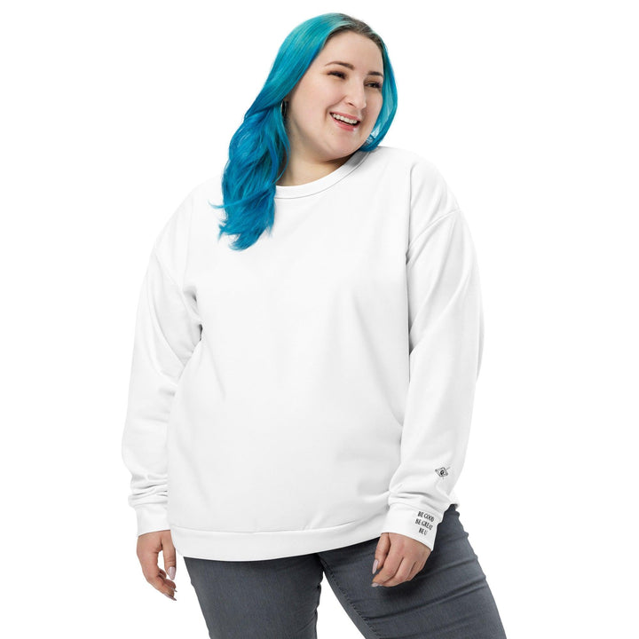 Unisex White Sweatshirt - VYBRATIONAL KREATORS®