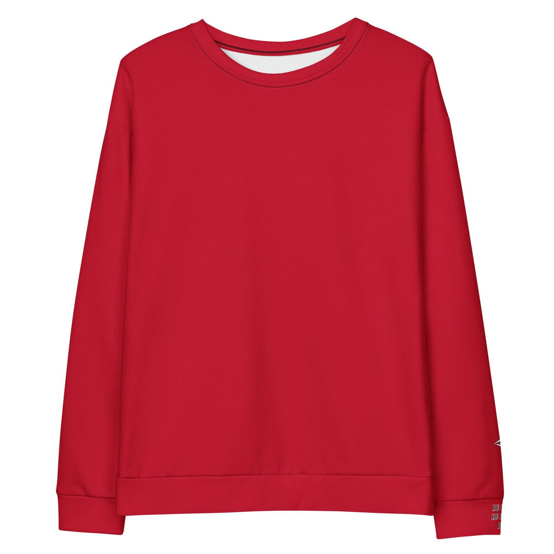 Unisex Red Sweatshirt - VYBRATIONAL KREATORS®