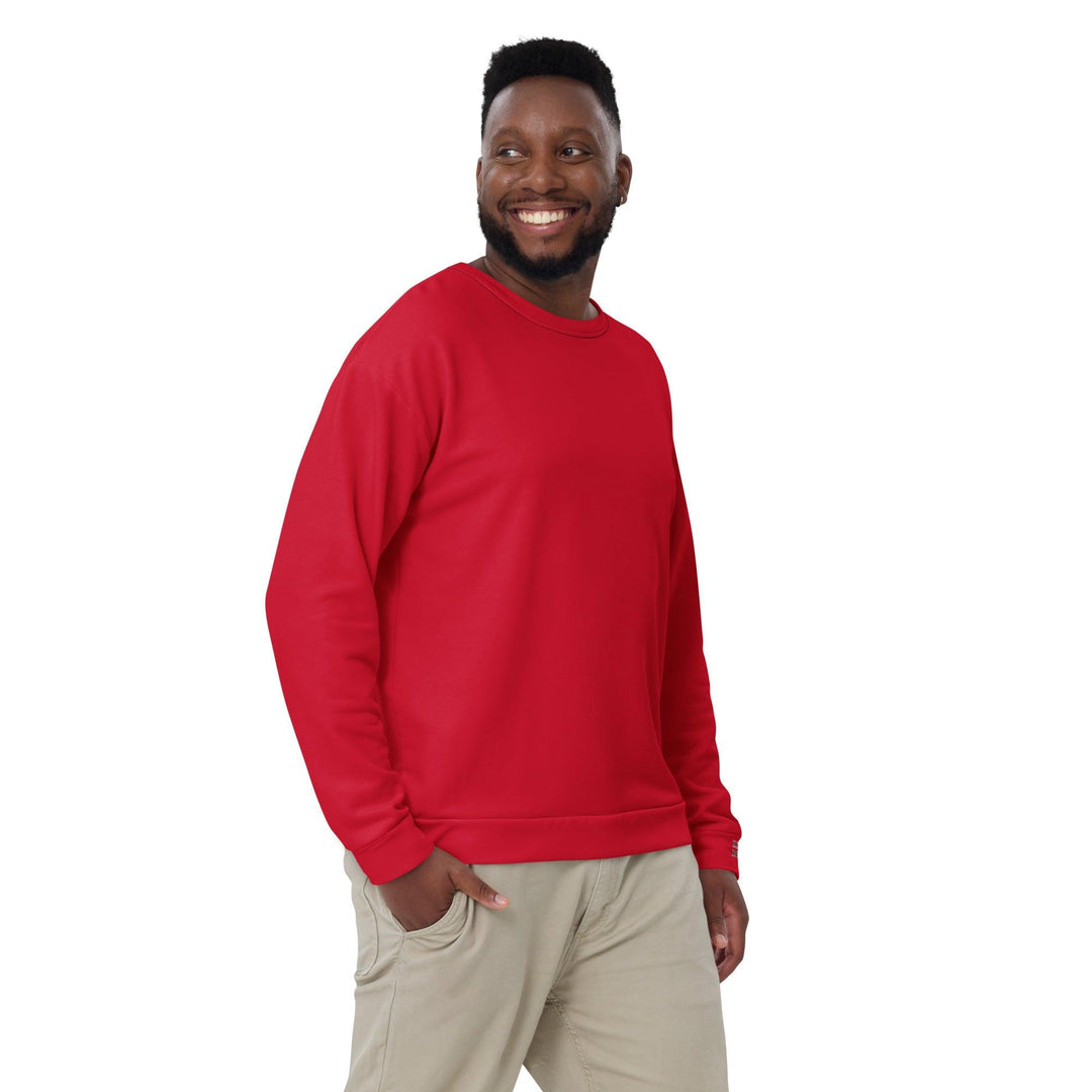 Unisex Red Sweatshirt - VYBRATIONAL KREATORS®