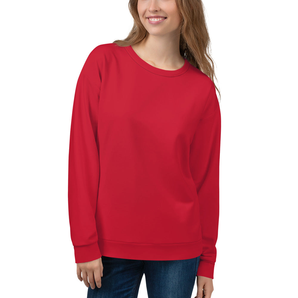 Unisex Red Sweatshirt