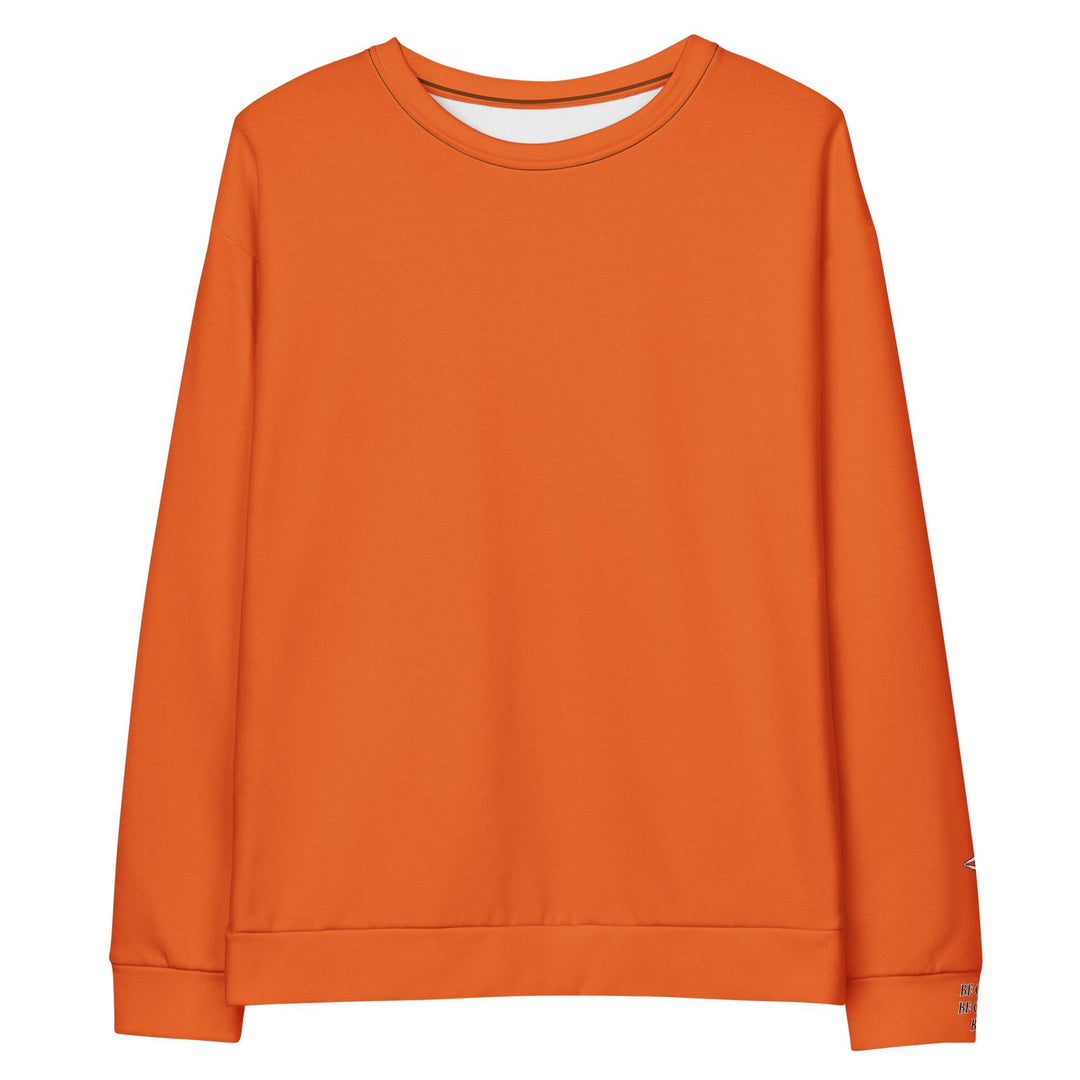 Unisex Orange Sweatshirt - VYBRATIONAL KREATORS®