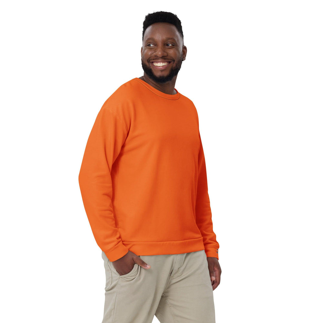 Unisex Orange Sweatshirt - VYBRATIONAL KREATORS®