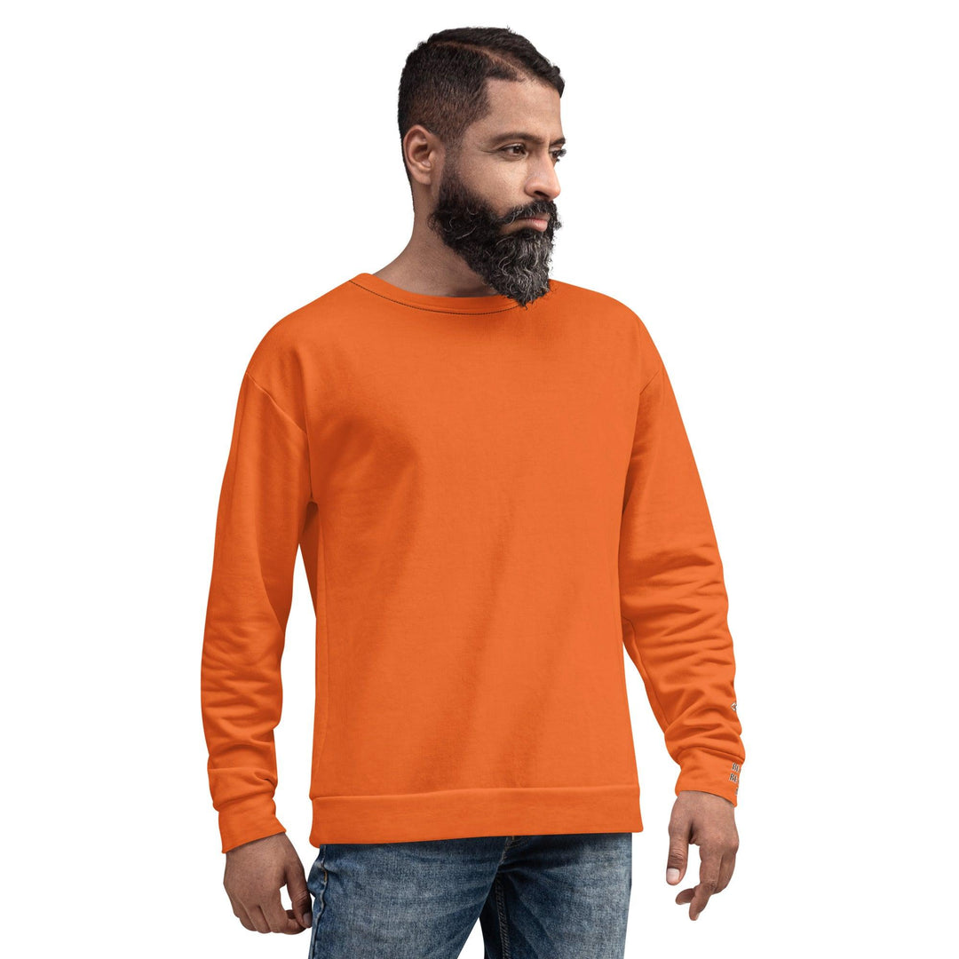 Unisex Orange Sweatshirt - VYBRATIONAL KREATORS®