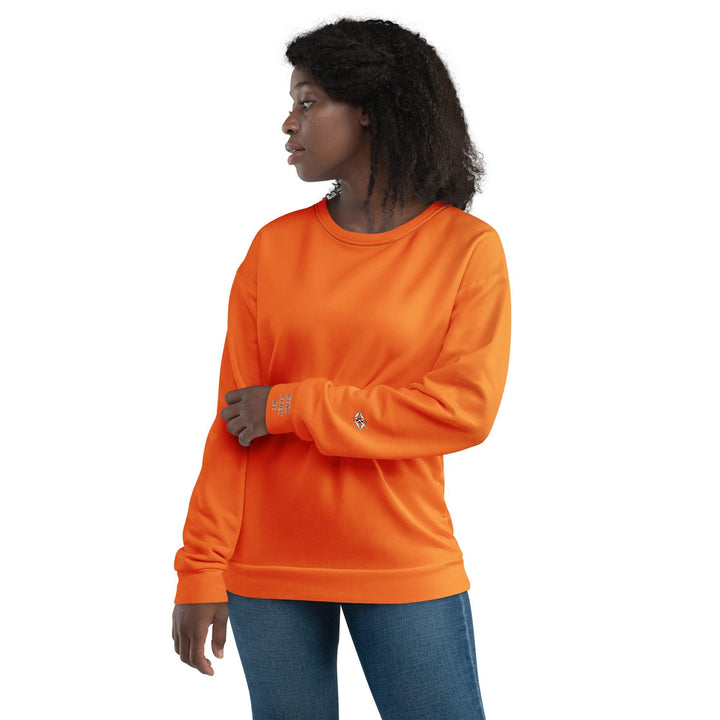 Unisex Orange Sweatshirt - VYBRATIONAL KREATORS®