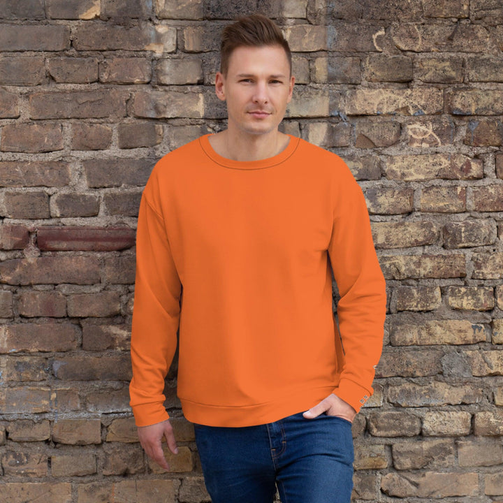 Unisex Orange Sweatshirt - VYBRATIONAL KREATORS®