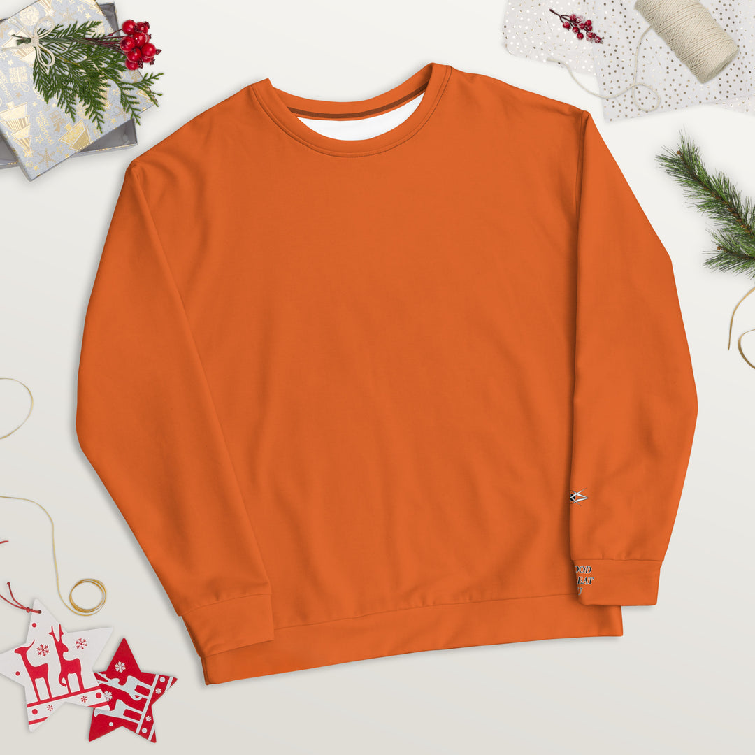 Unisex Orange Sweatshirt