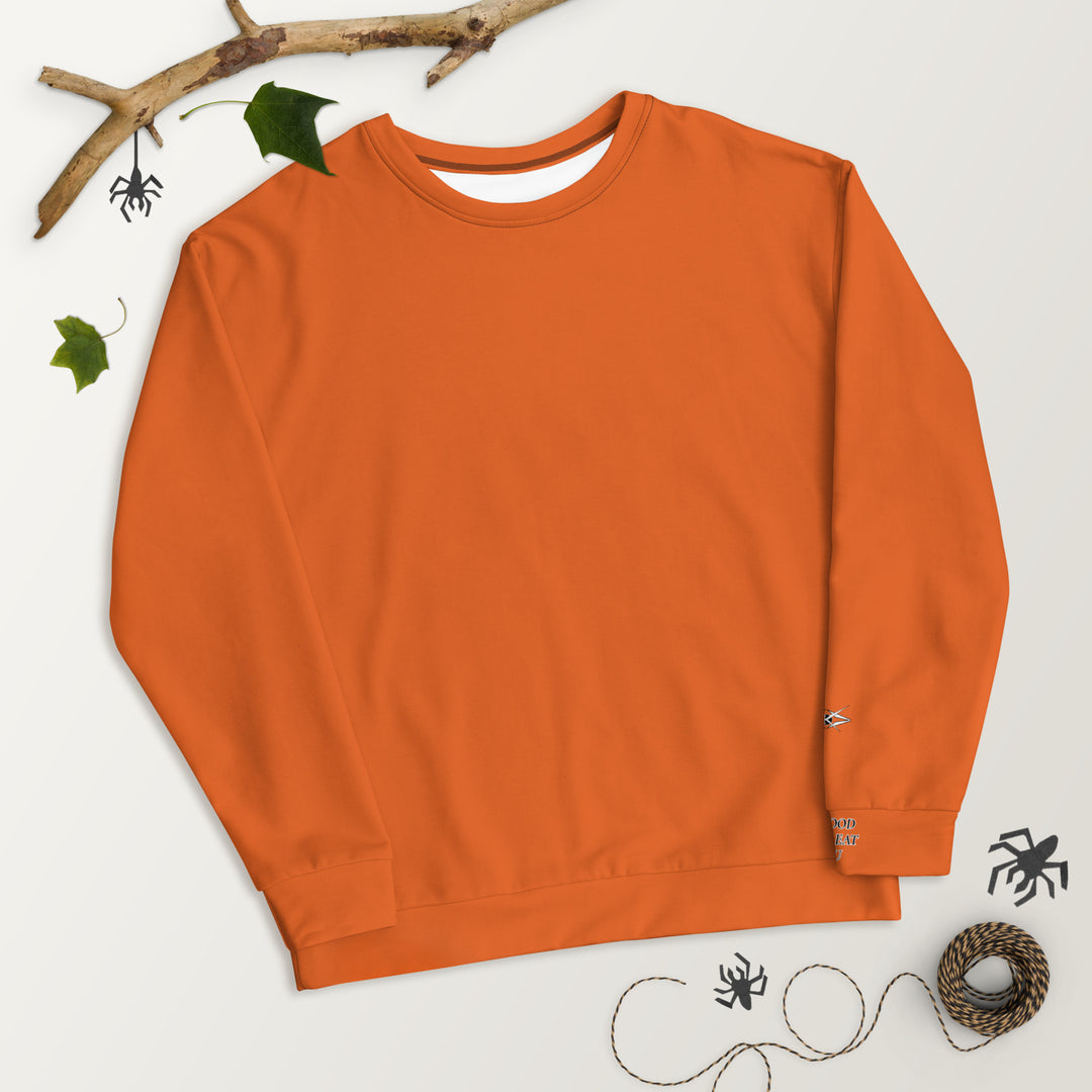 Unisex Orange Sweatshirt