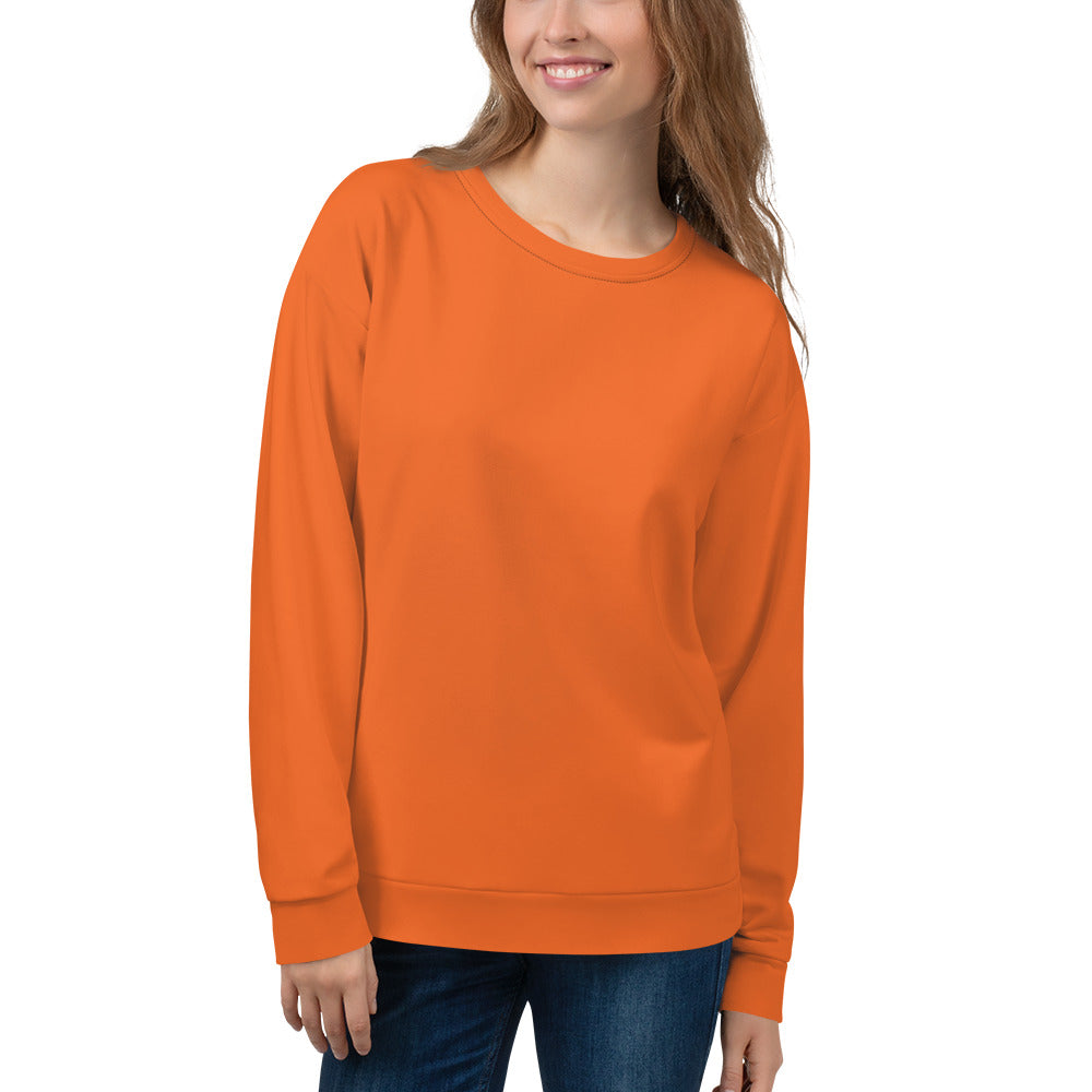 Unisex Orange Sweatshirt