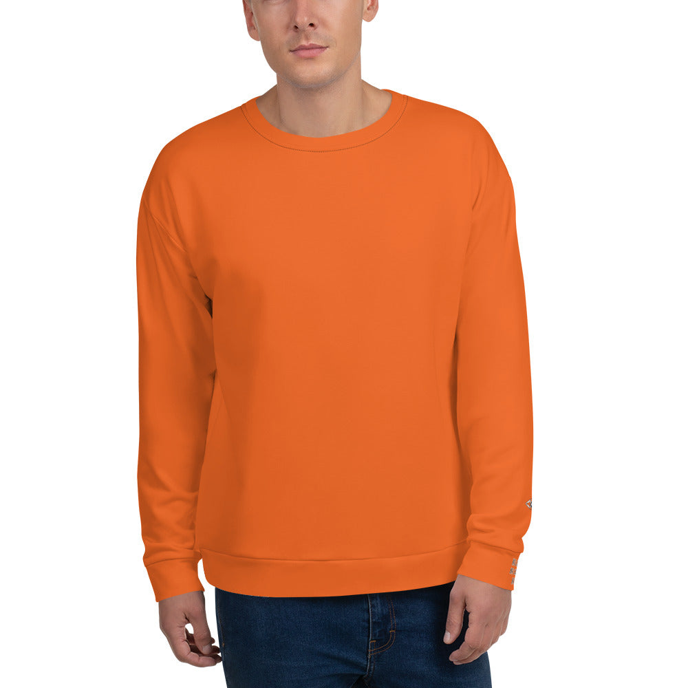 Unisex Orange Sweatshirt