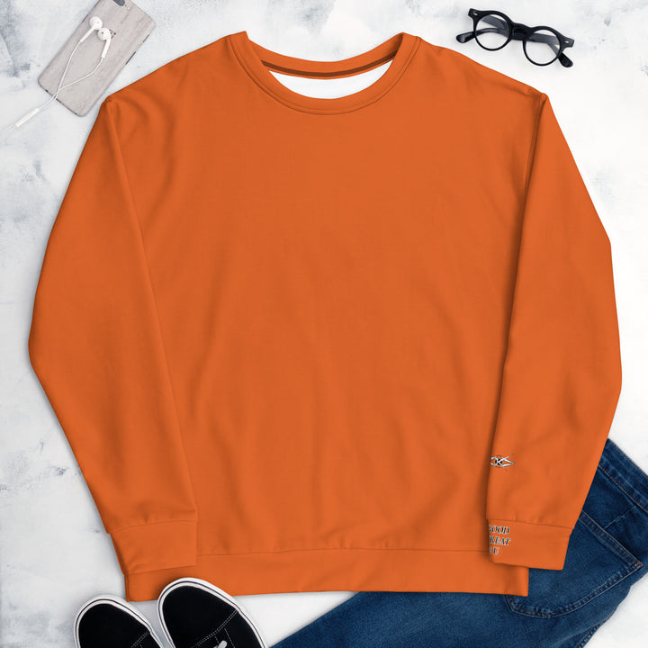 Unisex Orange Sweatshirt