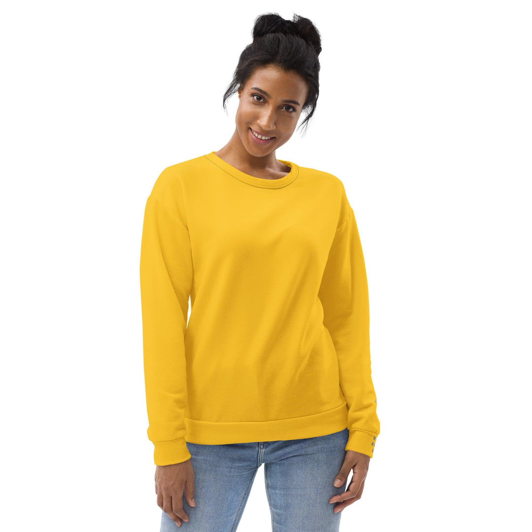 Unisex Yellow Sweatshirt - VYBRATIONAL KREATORS®