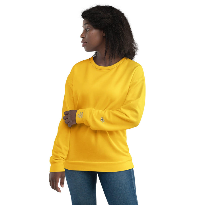 Unisex Yellow Sweatshirt - VYBRATIONAL KREATORS®