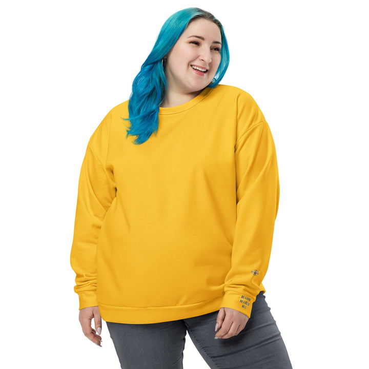 Unisex Yellow Sweatshirt - VYBRATIONAL KREATORS®