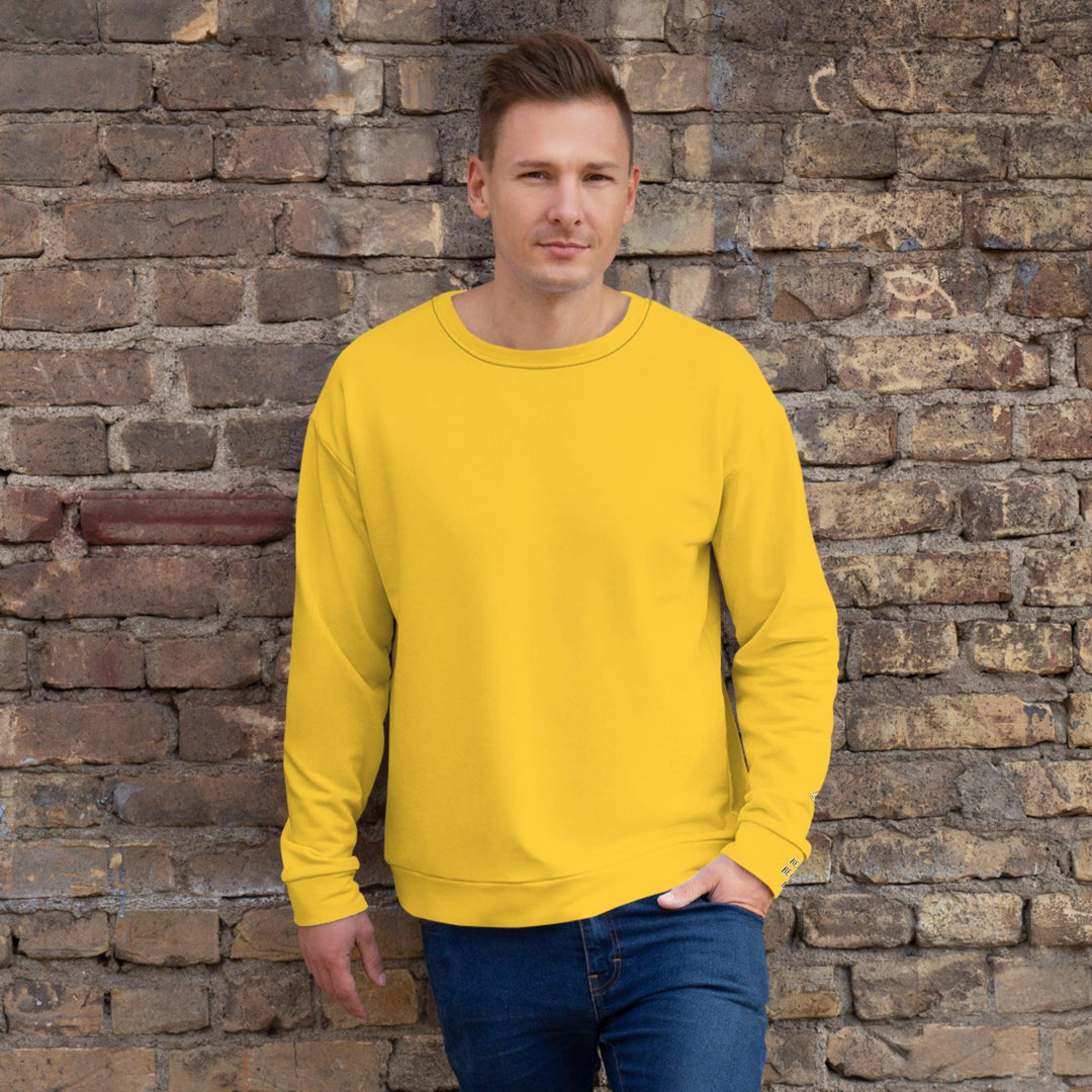 Unisex Yellow Sweatshirt - VYBRATIONAL KREATORS®