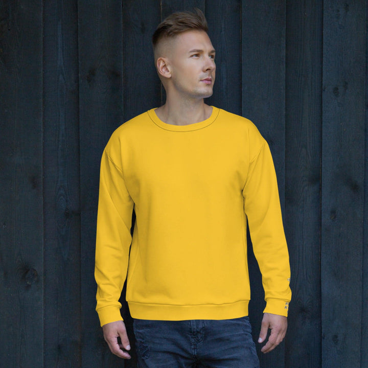 Unisex Yellow Sweatshirt - VYBRATIONAL KREATORS®