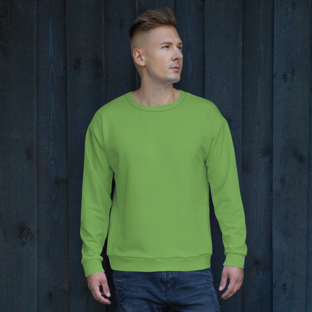 Unisex Green Sweatshirt - VYBRATIONAL KREATORS®