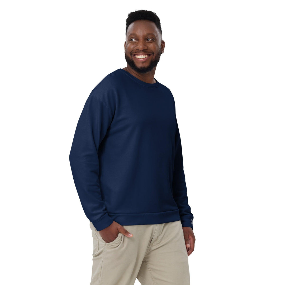 Unisex Navy Blue Sweatshirt - VYBRATIONAL KREATORS®