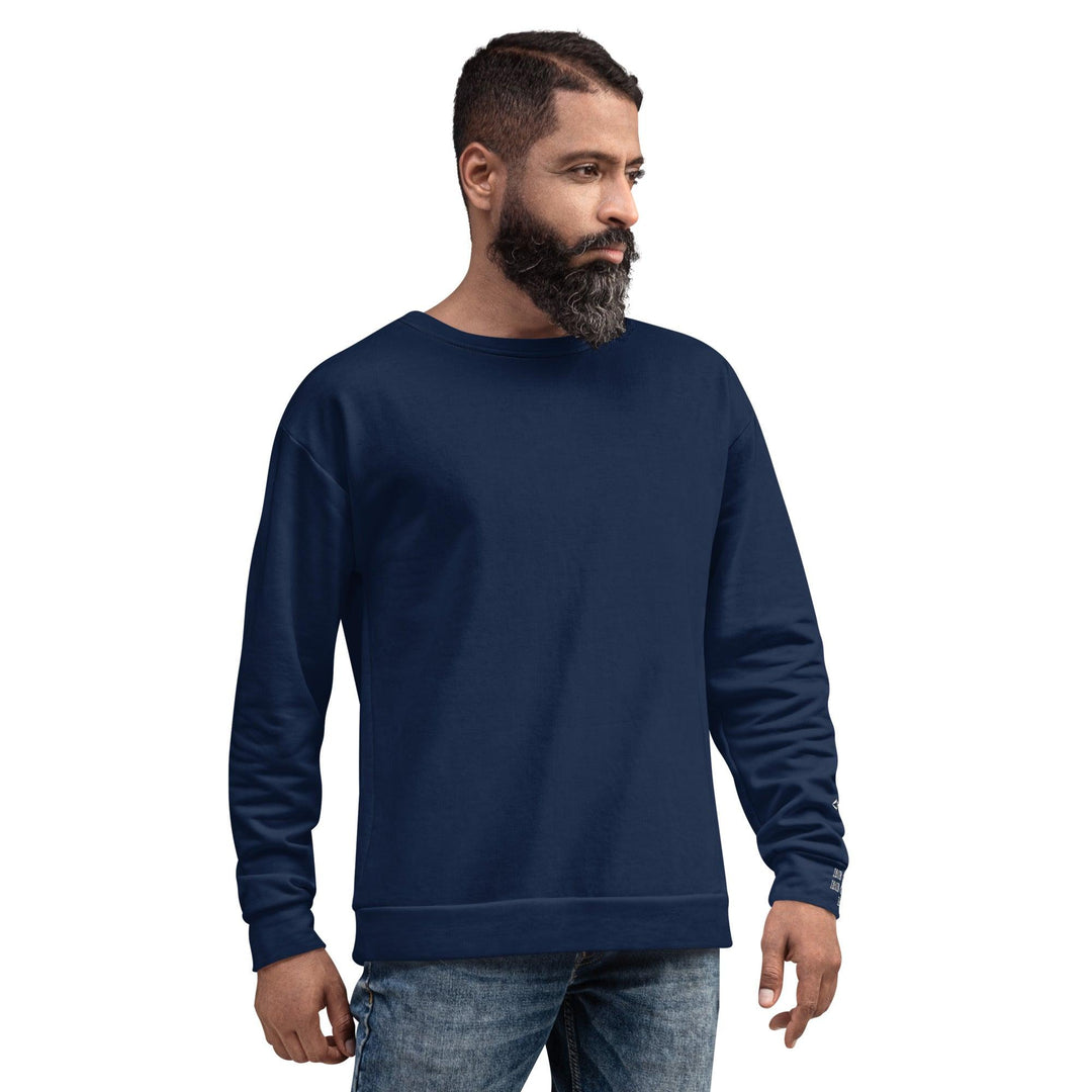 Unisex Navy Blue Sweatshirt - VYBRATIONAL KREATORS®