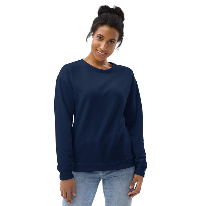 Unisex Navy Blue Sweatshirt - VYBRATIONAL KREATORS®