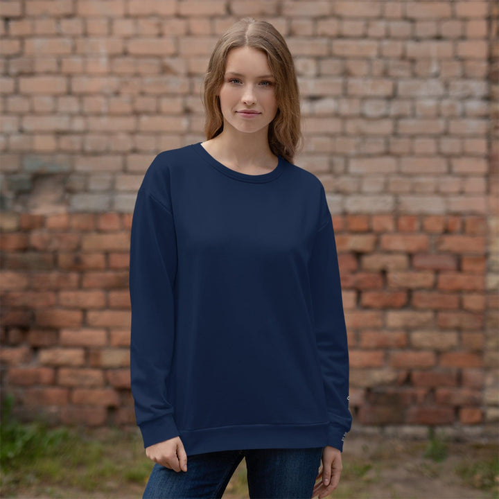 Unisex Navy Blue Sweatshirt - VYBRATIONAL KREATORS®