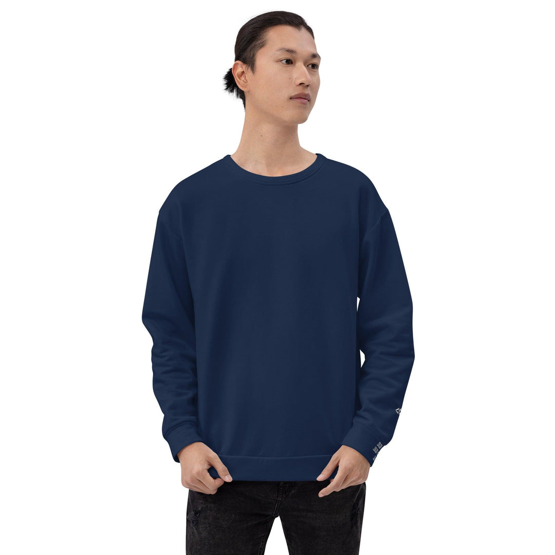 Unisex Navy Blue Sweatshirt - VYBRATIONAL KREATORS®