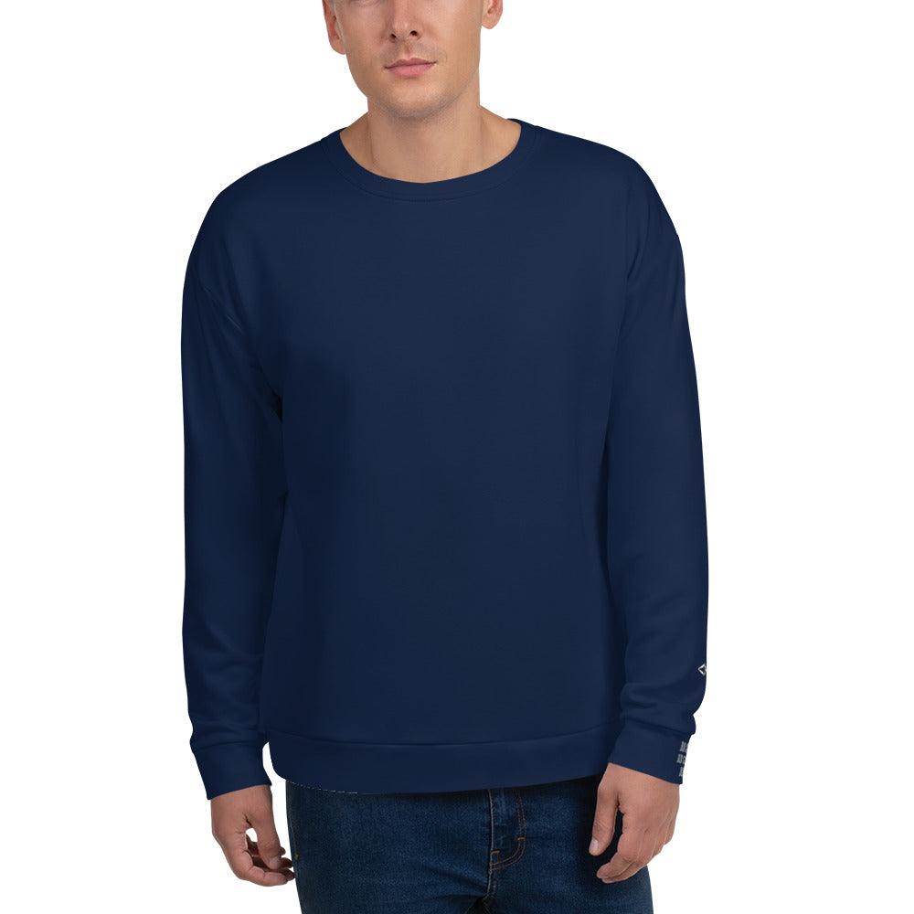 Unisex Navy Blue Sweatshirt - VYBRATIONAL KREATORS®