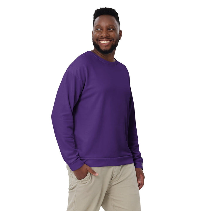 Unisex Purple Sweatshirt - VYBRATIONAL KREATORS®