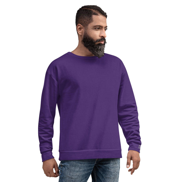 Unisex Purple Sweatshirt - VYBRATIONAL KREATORS®