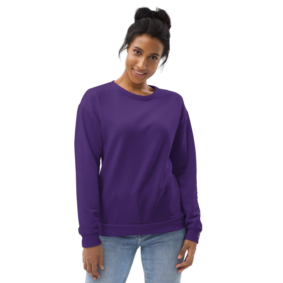 Unisex Purple Sweatshirt - VYBRATIONAL KREATORS®