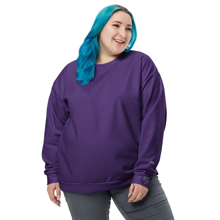 Unisex Purple Sweatshirt - VYBRATIONAL KREATORS®