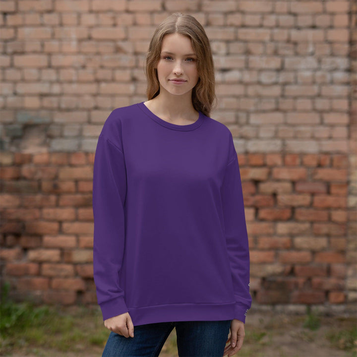 Unisex Purple Sweatshirt - VYBRATIONAL KREATORS®