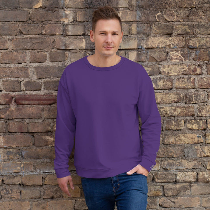 Unisex Purple Sweatshirt - VYBRATIONAL KREATORS®