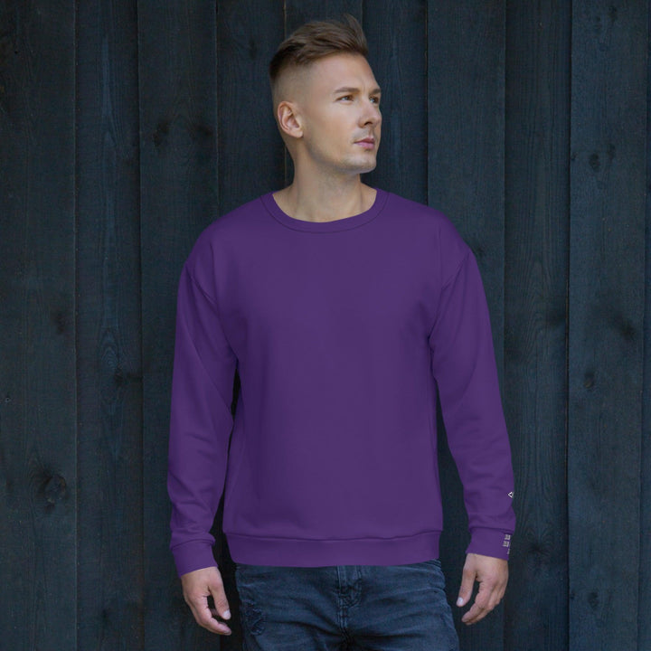 Unisex Purple Sweatshirt - VYBRATIONAL KREATORS®