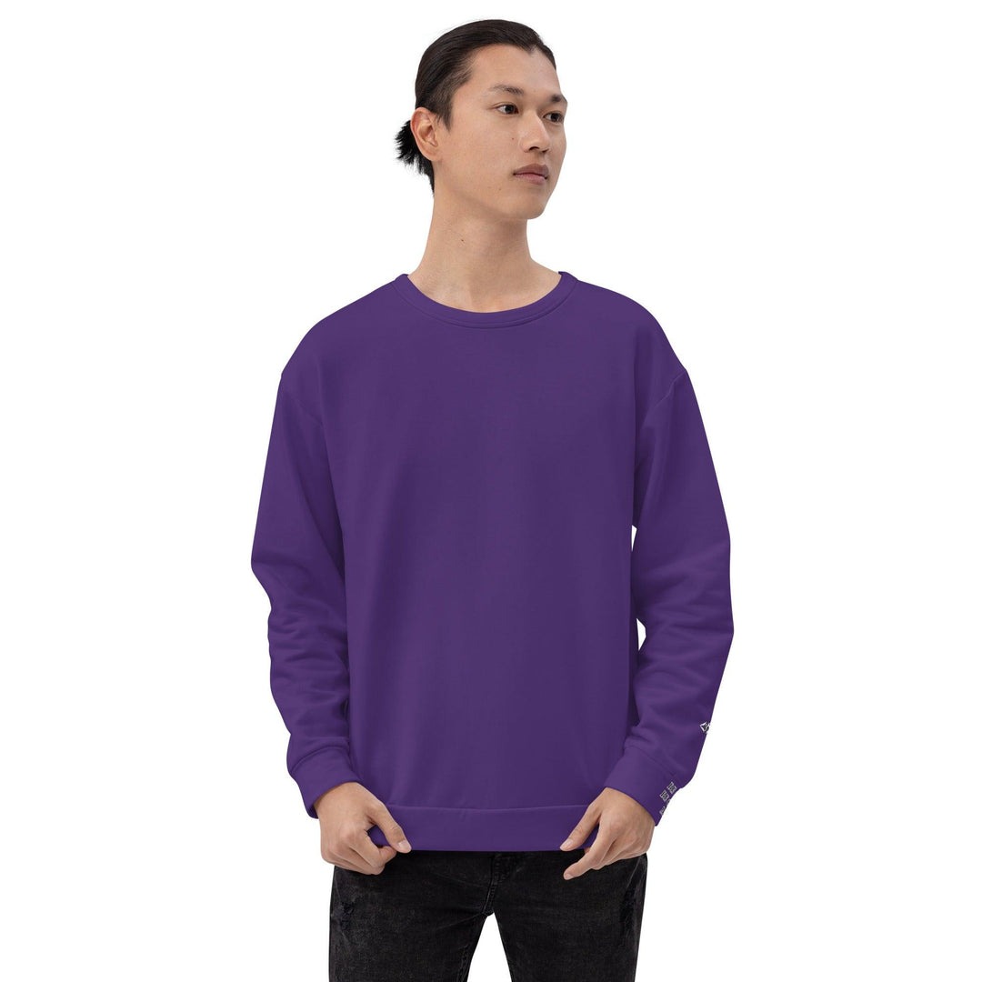 Unisex Purple Sweatshirt - VYBRATIONAL KREATORS®