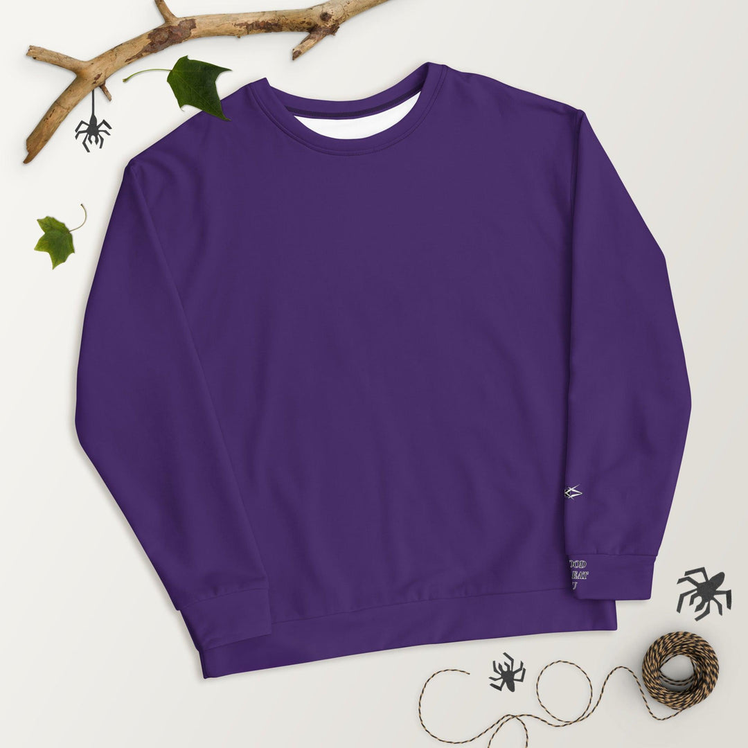 Unisex Purple Sweatshirt - VYBRATIONAL KREATORS®